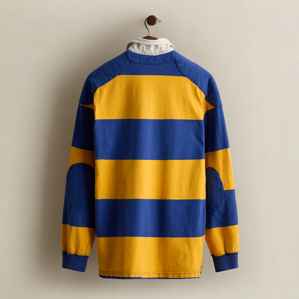 c. 1990 Striped Rugby Shirt - Size L