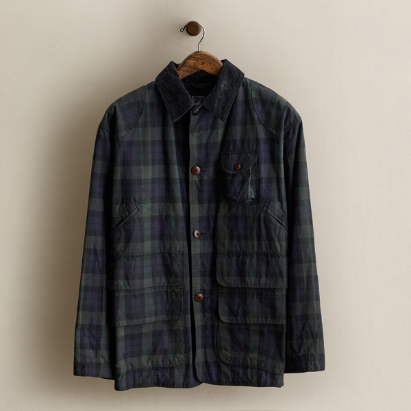 Vintage Plaid Utility Coat - Size M