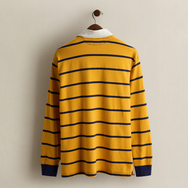 Vintage Striped Rugby Shirt - Size L