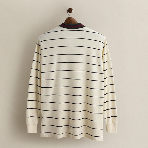 c. 1989 Striped Polo Shirt - Size XL