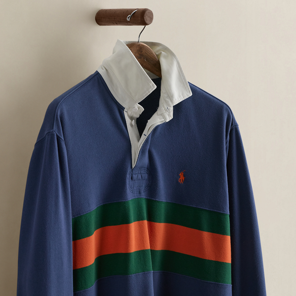 2011 Striped Rugby Shirt - Size L
