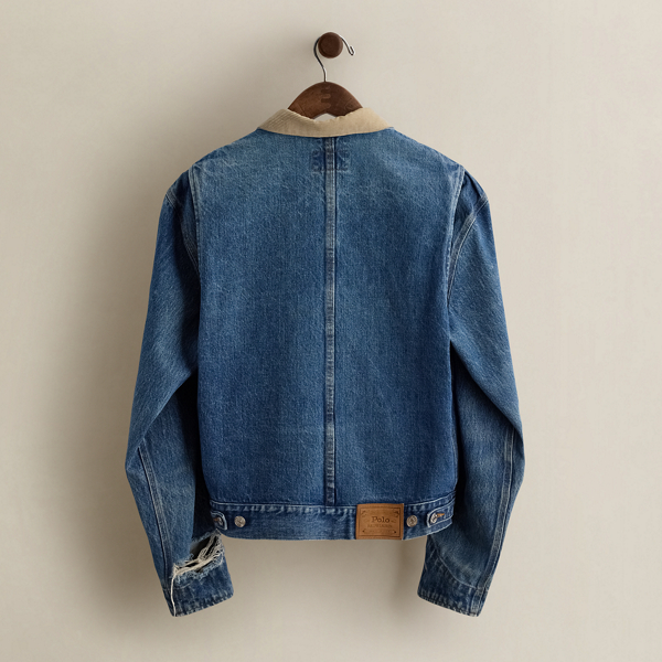 c. 1990 Denim Trucker Jacket - Size M