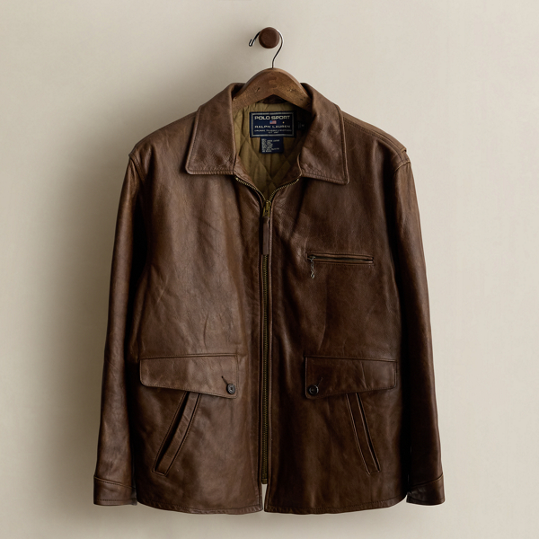 c. 1995 Leather Jacket - Size M