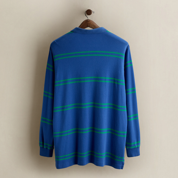 Vintage Striped Polo Shirt - Size XL