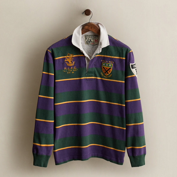 c. 2009 Striped Rugby Shirt - Size M