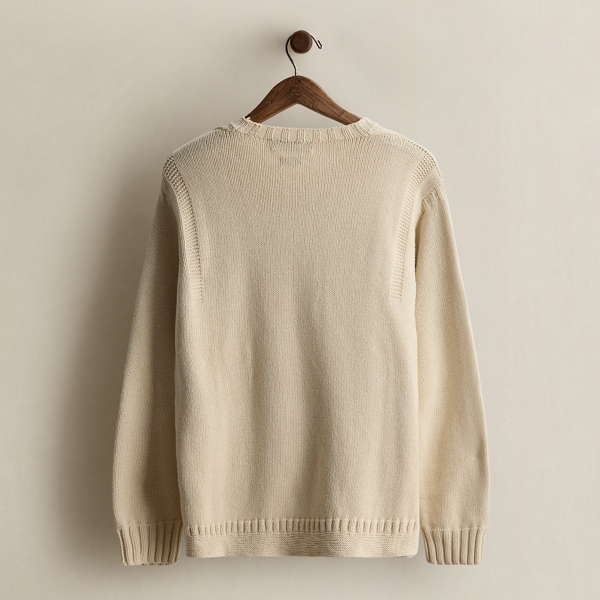 2003 Hand-Knit Letter Sweater - Size L