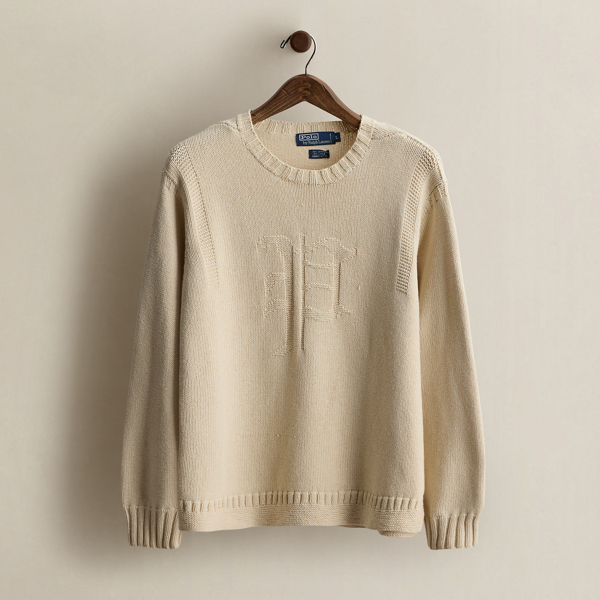 2003 Hand-Knit Letter Sweater - Size L