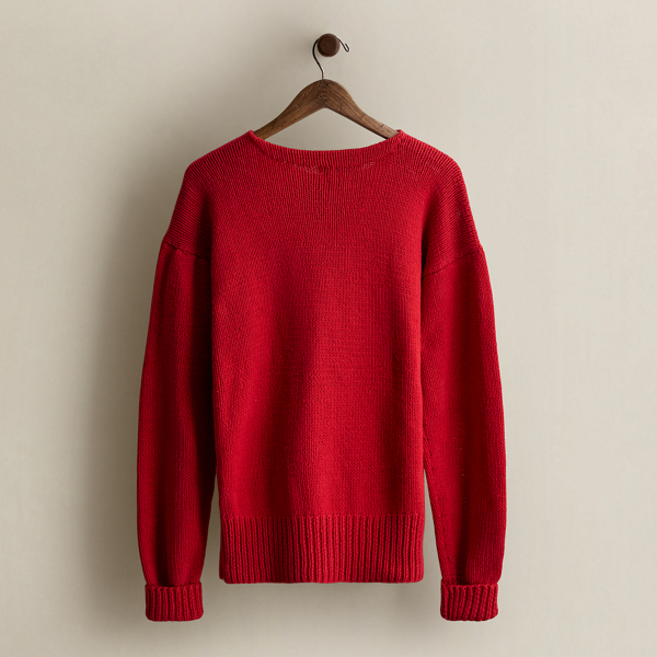 Vintage Hand-Knit Sweater - Size M