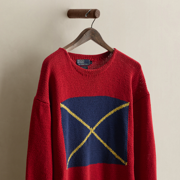 Vintage Hand-Knit Sweater - Size M