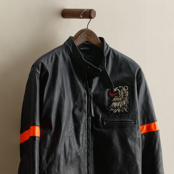 2000 Leather Biker Jacket - Size M