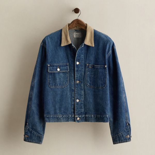 c. 1990 Denim Trucker Jacket - Size L
