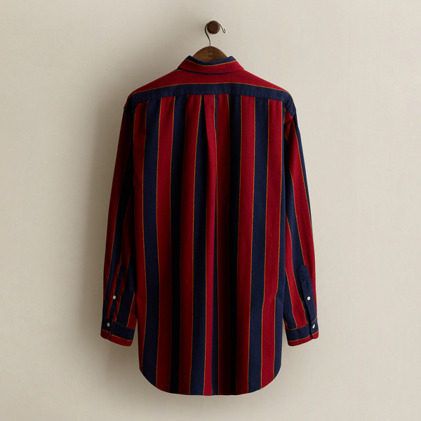 Vintage Crest Striped Shirt - Size XL