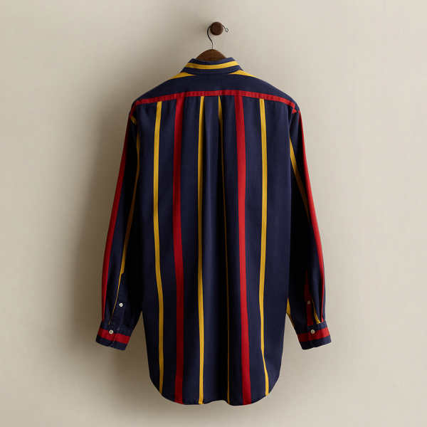 1993 Striped Chino Shirt - Size L