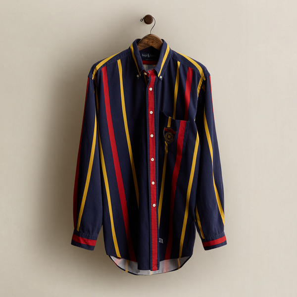 1993 Striped Chino Shirt - Size L