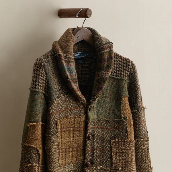 Vintage Patchwork Cardigan - Size S