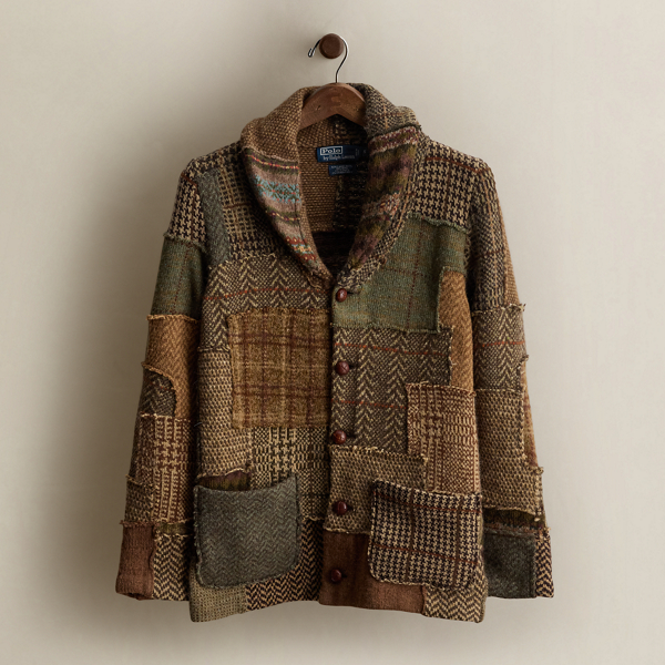 Vintage Patchwork Cardigan - Size S