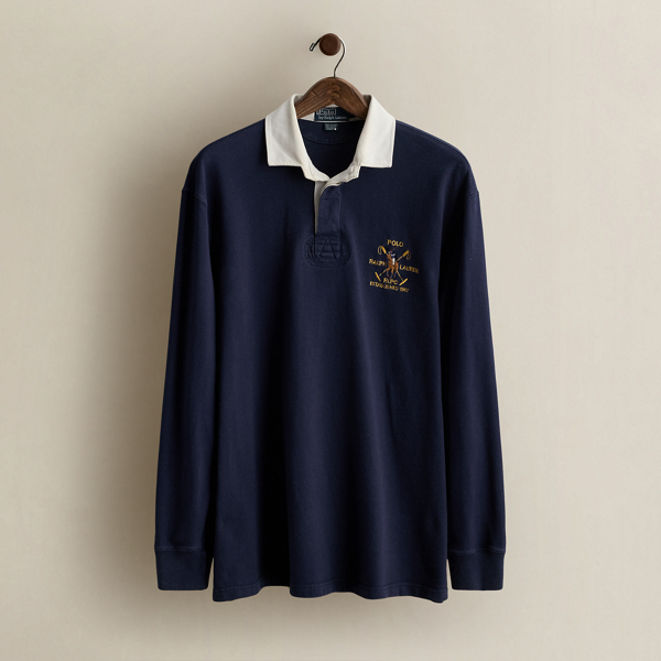 2006 Embroidered Rugby Shirt - Size L