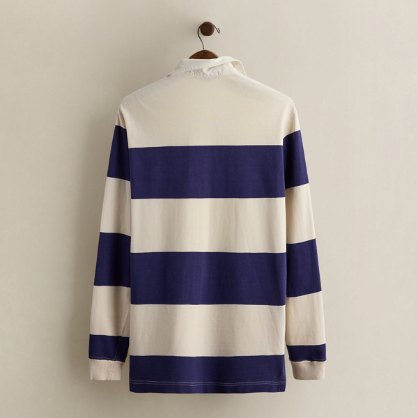 1989 Striped Rugby Shirt - Size M