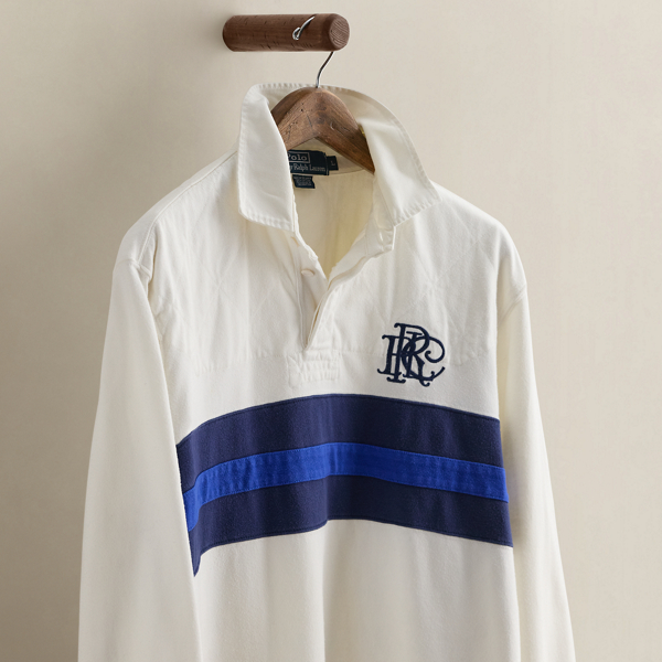 Vintage Crest Rugby Shirt - Size L