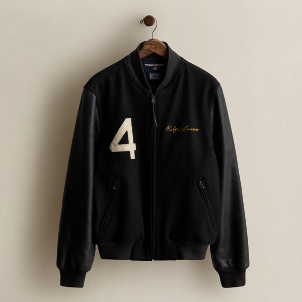 2002 Leather-Sleeve Jacket - Size M