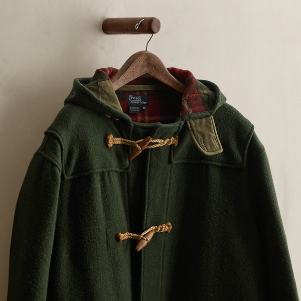 c. 1988 Wool-Blend Duffel Coat - Size M