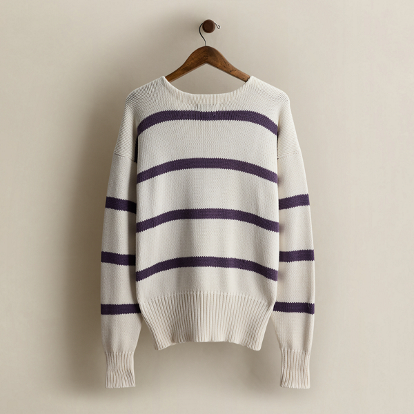 1988 Crest Striped Sweater - Size L