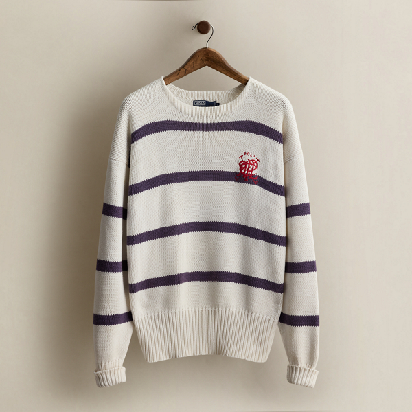 1988 Crest Striped Sweater - Size L