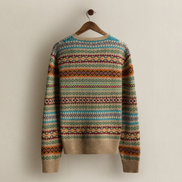 2008 Fair Isle Wool Sweater - Size XL