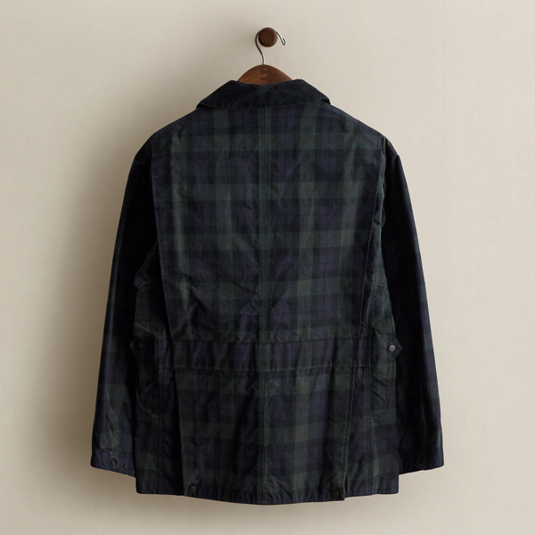 2004 Plaid Oilcloth Coat - Size S
