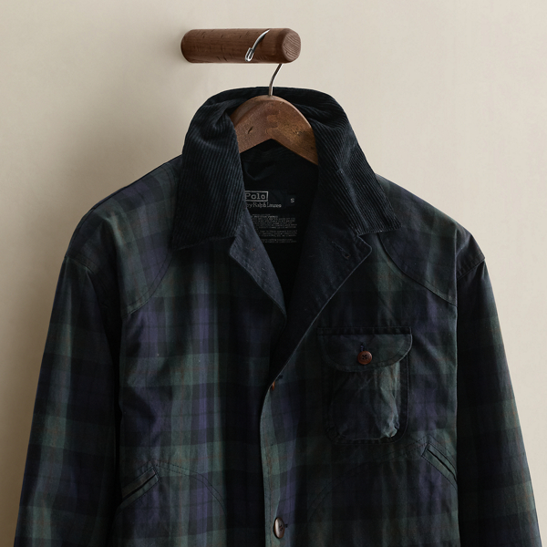 2004 Plaid Oilcloth Coat - Size S