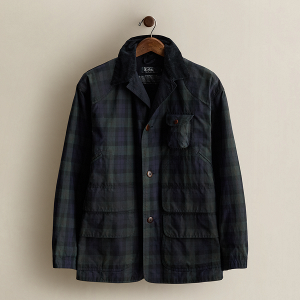 2004 Plaid Oilcloth Coat - Size S