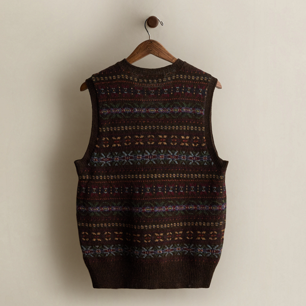 2009 Patterned Sweater Vest - Size M