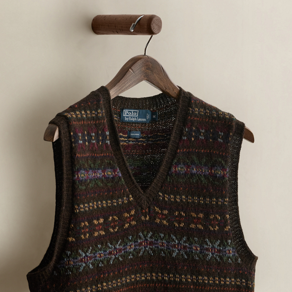 2009 Patterned Sweater Vest - Size M