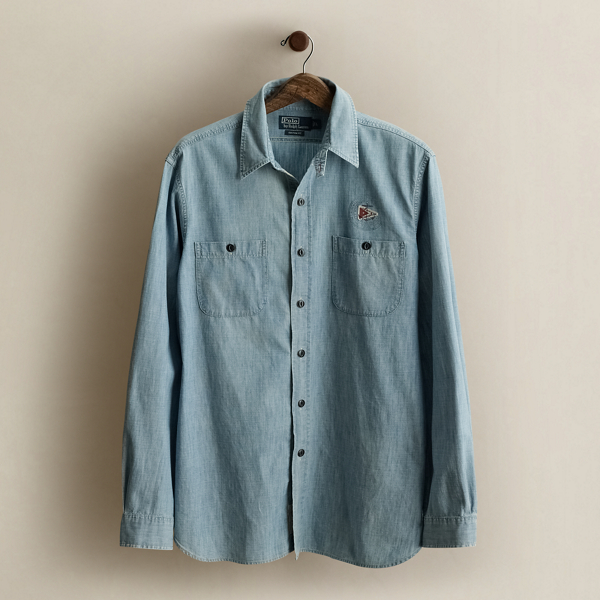 2008 Nautical Chambray Shirt - Size L