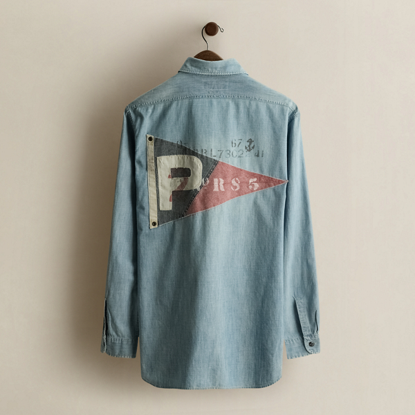 2008 Nautical Chambray Shirt - Size L