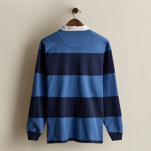 Vintage Striped Rugby Shirt - Size M
