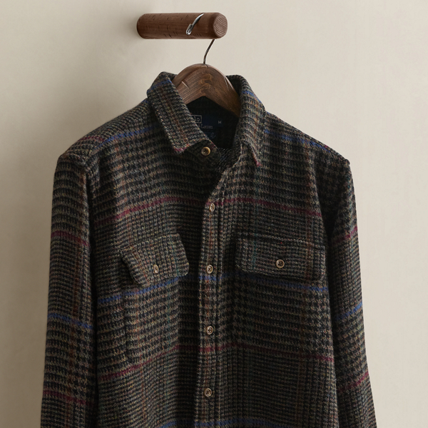 Vintage Plaid Wool Workshirt - Size M