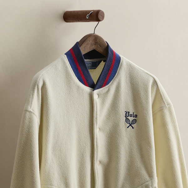 c. 1993 Fleece Baseball Jacket - Size XL