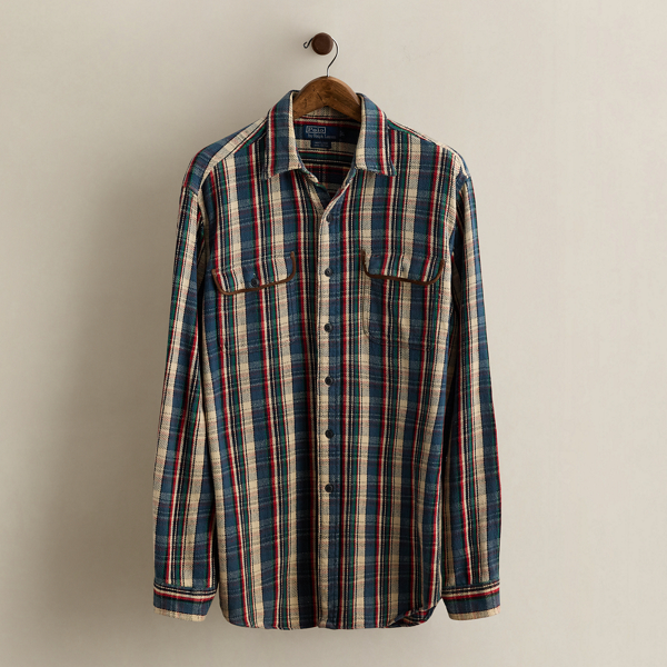 Vintage Plaid Workshirt - Size L