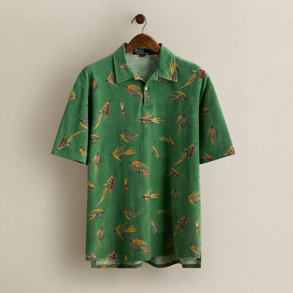 1993 Fishing-Tackle Polo Shirt - Size L