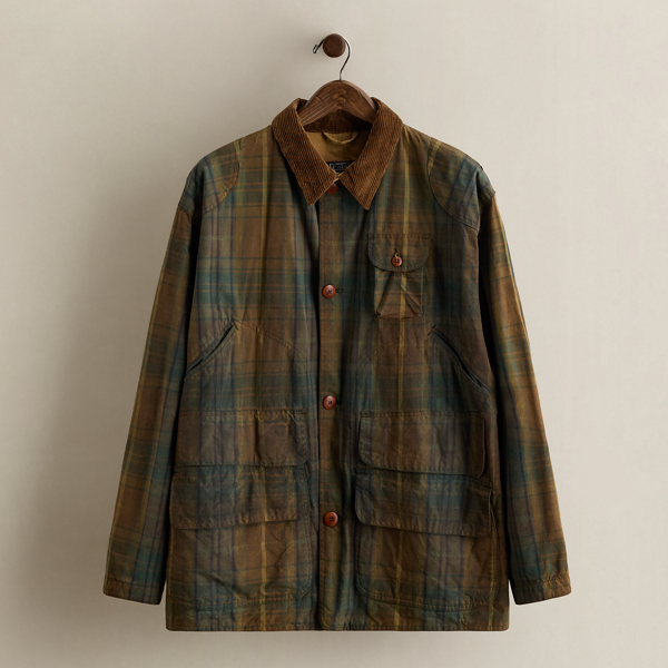 Vintage Plaid Utility Coat - Size L