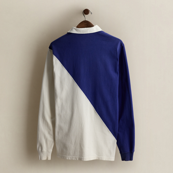 Vintage Color-Blocked Rugby - Size M