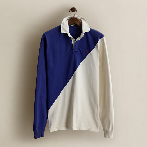 Vintage Color-Blocked Rugby - Size M