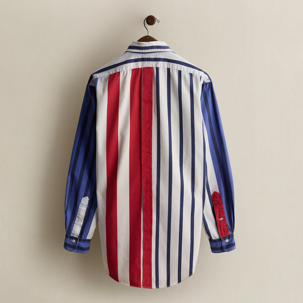 c. 1992 CP-92 Striped Shirt - Size L