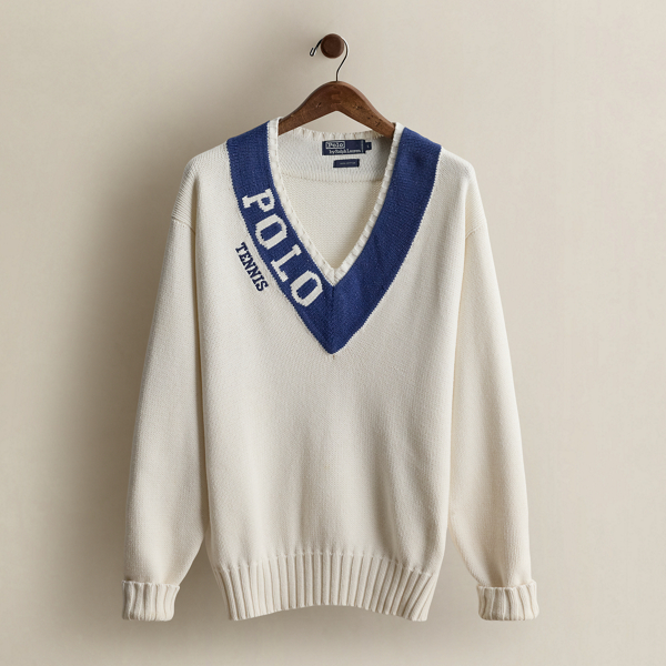 1997 Polo Tennis Sweater - Size L