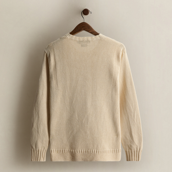 2003 Hand-Knit Letter Sweater - Size M