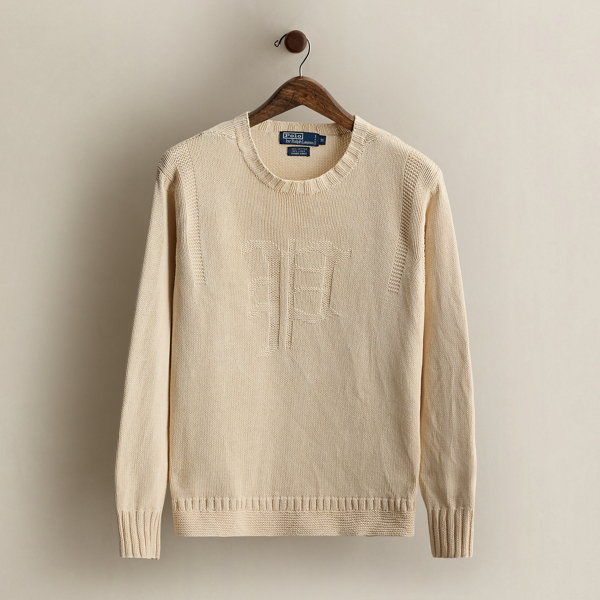 2003 Hand-Knit Letter Sweater - Size M