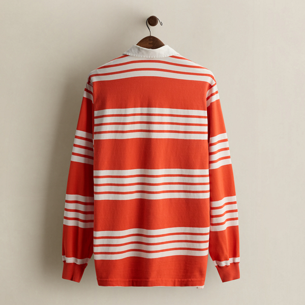 1987 Striped Rugby Shirt - Size L