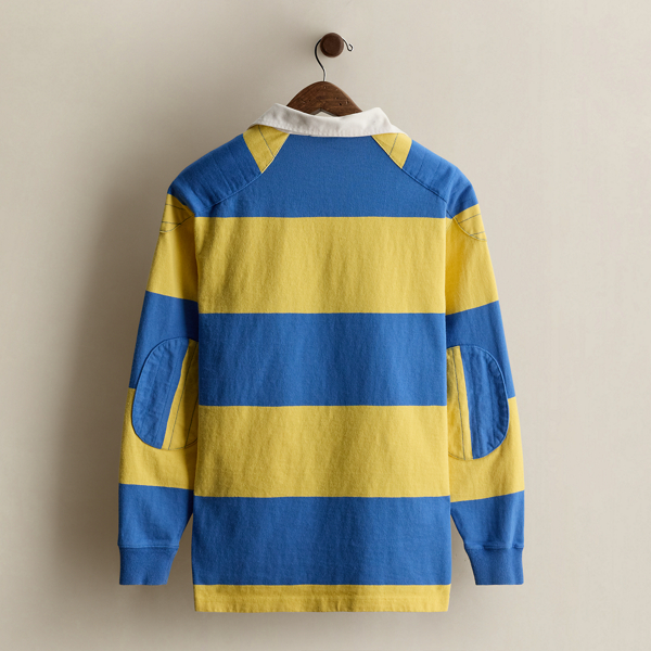 Vintage Striped Rugby Shirt - Size S