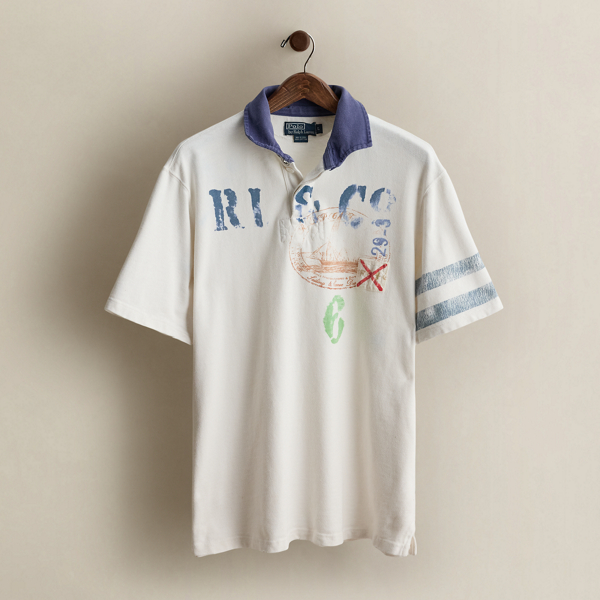2007 Graphic Rugby Shirt - Size L